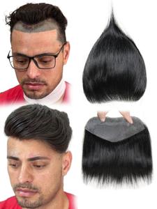 Men's Hair Toupees , 100% Human Hair Straight Toupee, Suitable for Sparse Hairline, for Men with Thin Hair