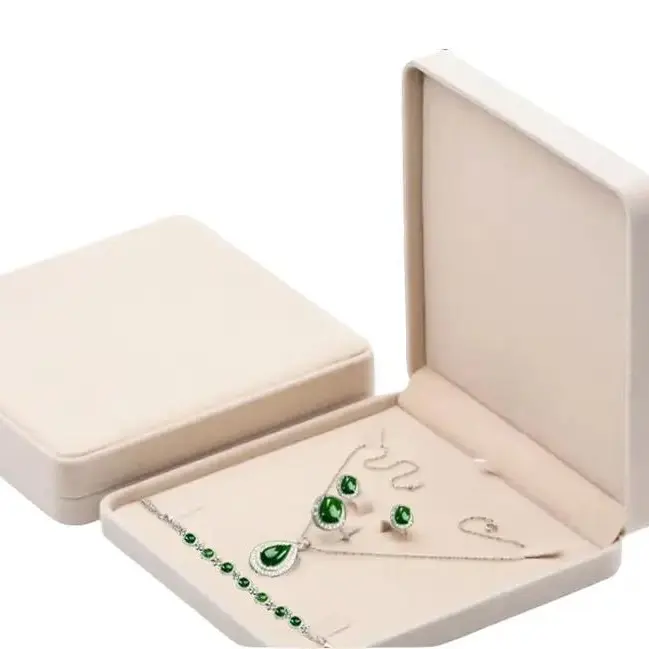 Velvet jewelry box Set for Rings, Earrings, Bracelets & Necklaces - Elegant storage box