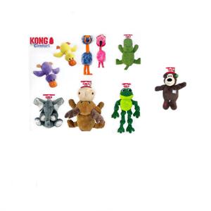 Kong Jumbo Comfort Dog Toys -  Plush Dog Toy with Crinkle Sounds & Squeakers for Extra-Large Fun