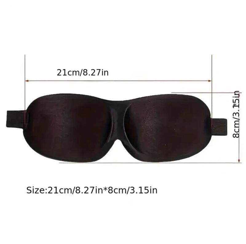Soft Padded Sleep 3D Mask Eye Blackout Luxurious Blindfold Travel Eye Cover UK 2