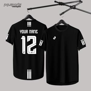 Free Customization of Name and Number New Fashion Short-sleeved Jersey T-shirt Men Women Teamwear