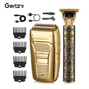 2 in 1 Electric Hair Clipper Set, 1 Box Rechargeable Hair Trimmer & Shaver & Accessories, Professional Hair Trimmer for Men, Winter Essentials, Barber Equipment, Barber Kit for Men