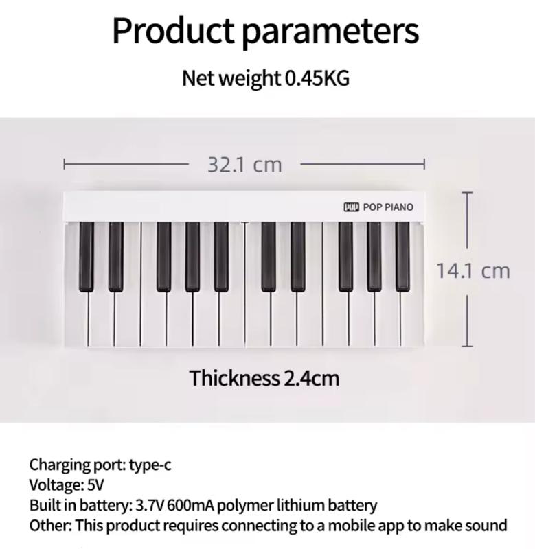 Product Introduction of Pop Piano Light Guided Teaching Keyboard 2