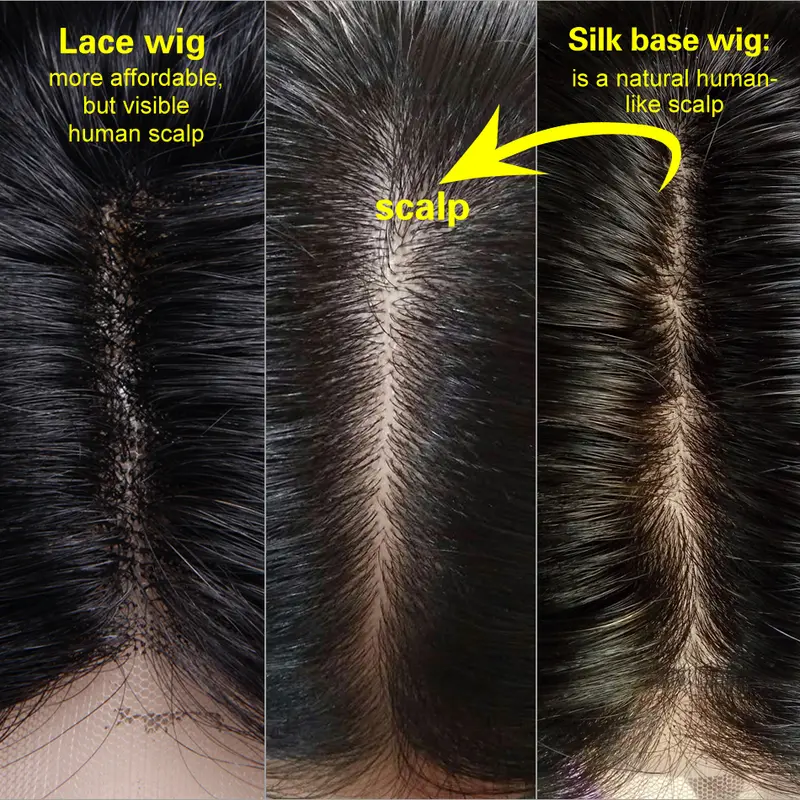 Silk base Full lace Wigs Human Hair Glueless Loose Wave 5x4.5 Silk Top Full Lace Human Hair Wig HD lace Preplucked for Women 4