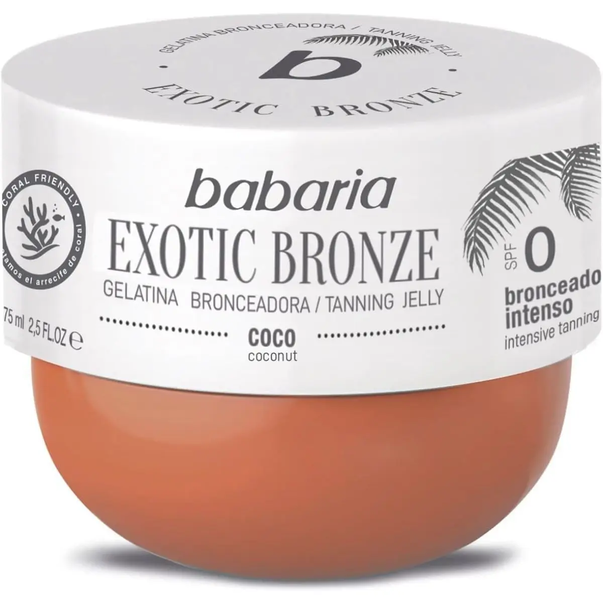 Babaria Coconut Tanning Accelerator Gel with SPF0-75ml for Body Care and Moisturizing - Moisturizer