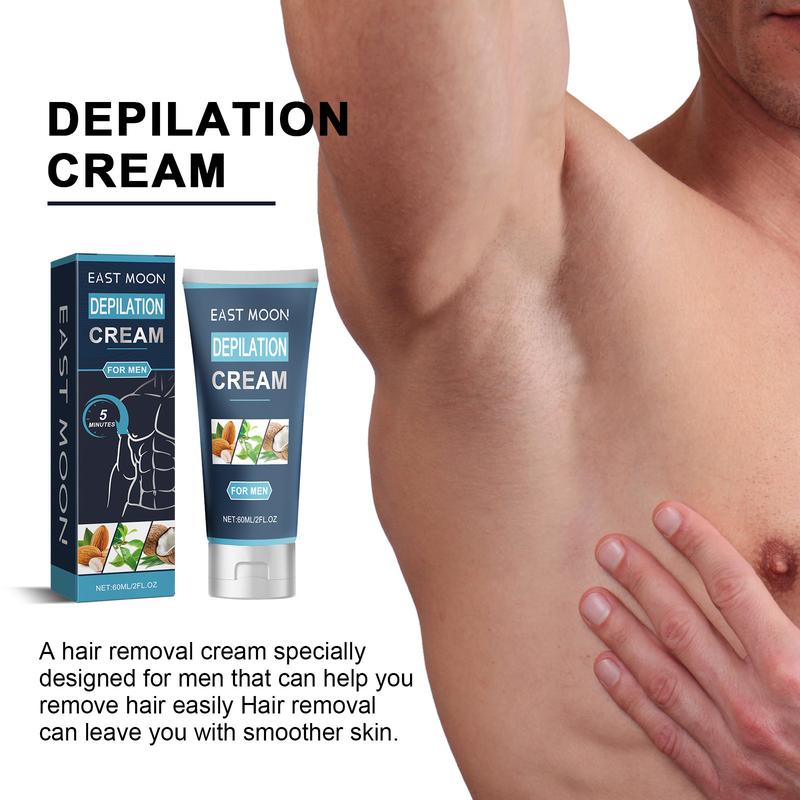 Product Introduction of Men's Hair Removal Cream – Dry & Gentle Moisturizing Skin Body Care Coconut Smooth Wax 25