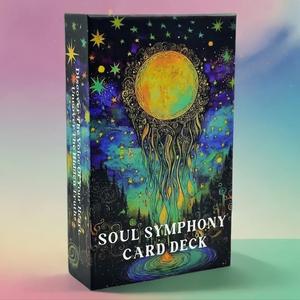 Soul Symphony Oracle Card, 59pcs/box Tarot Card, Card Game for Teenager & Adult, Party Entertainment Tarot Card Decks, Real Emotions Tarot Deck, Party Game Cards, Card Set, Durable Tarot Cards, Drinking Game Cards