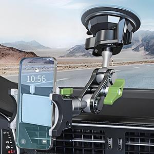 Suction Cup Car Phone Holder, 360° Rotatable Adjustable Car Phone Holder, Car Phone Navigation Holder, Universal Car Interior Accessories, Stand