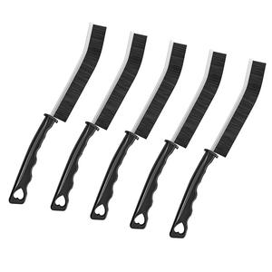 BritEase Mart UK-Spring Cleaning-5 Count Crevice Cleaning Brush Hard Bristle Gap Brush Multifunctional for Bathroom Household Kitchen Tiles Window Crevice Cleaning Tool