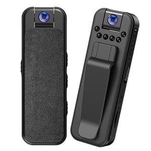 Portable Body Camera, Vlog Body Camera with 180° Rotation Lens, Wearable Body Camera with IR Night Vision, Sport Camera for Outdoor, Video Camera