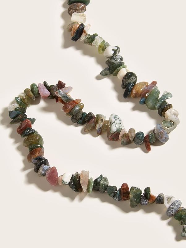 ROMWE Stone Beaded Necklace for Women - Fashion Accessory 7