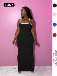 Women's Colorblock Cami Dress, Casual Sleeveless Long Dress for Summer, Ladies Clothes for Daily Wear