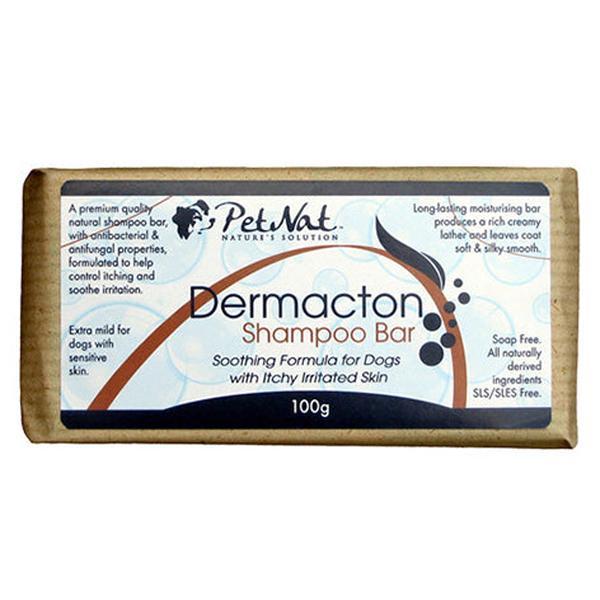 Dermacton Shampoo Bar for Itchy Dogs 100g - for ITCHY Irritated Skin | Natural Relief From Itching, Antibacterial and Antifungal, Long Lasting Bar Format, Great for Sensitive & Dry Skin, Professionally Recommended 0
