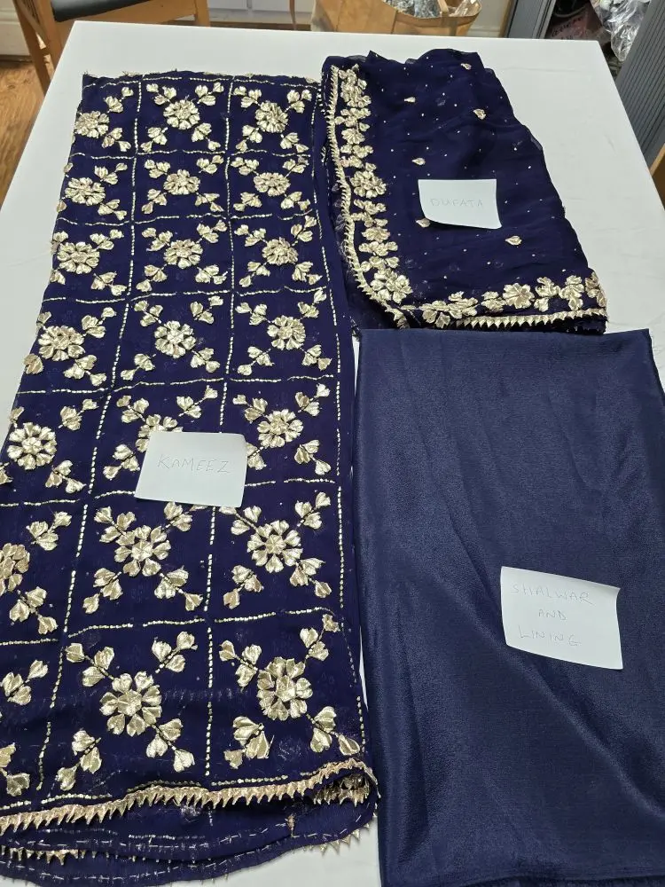 Product Introduction of Blue gouatah suit collection 0