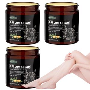 Long Lasting Moisturizing Lightweight Beef Tallow & Honey Balm for Face, Natural Handmade Lotion Whipped Beef Tallow Moisturizer for Face & Body, Moisture Body Care Moisturizers, Skincare Products, Hydrating Moisturizing Bodycare, Body Firming Cream