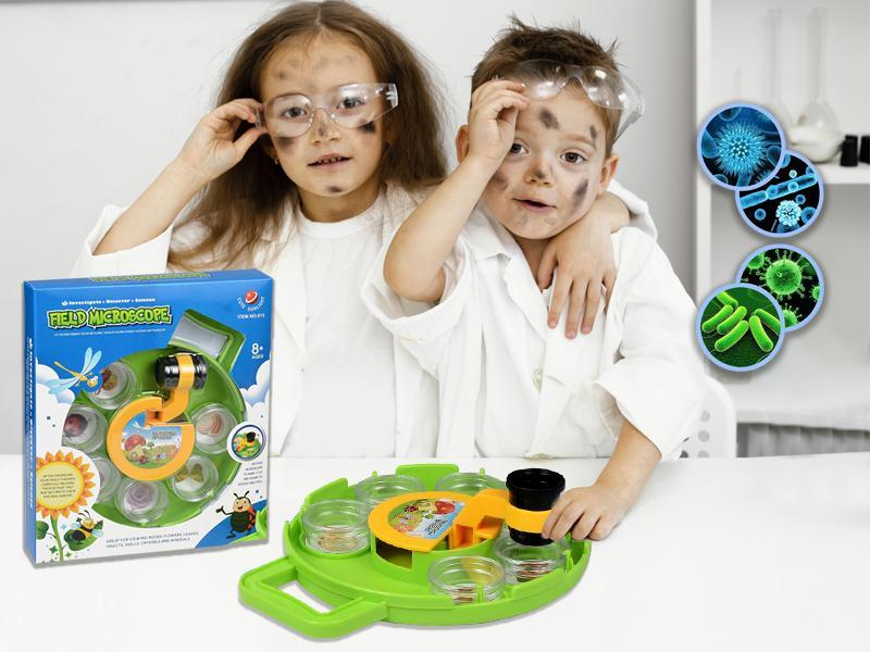 Product Introduction of Koolbitz Children Outdoor Adventure Field Microscope Bug Catcher Collection Viewer Set | Insect Magnifier Collection Case Nature Exploration Science Toys 2