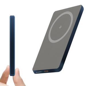 Magnetic Power Bank, Compact, 5000mAh Magnetic Power Bank with Type-C Port, 20W PD Fast Charging Wireless Portable Charger for iPhone 15/14/13/12/Pro Max, USB Power Bank