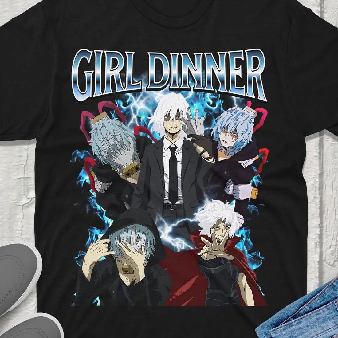 Shigaraki My Hero Academia T-Shirt Unisex Vintage Streetwear MHA Shirt Anime Apparel fanmerch MHA Merchandise Perfect Anime Gift