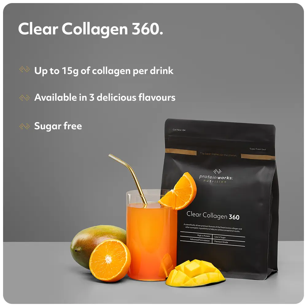 Clear Collagen 360 | Protein Works Collagen Supplement Healthcare Fitness