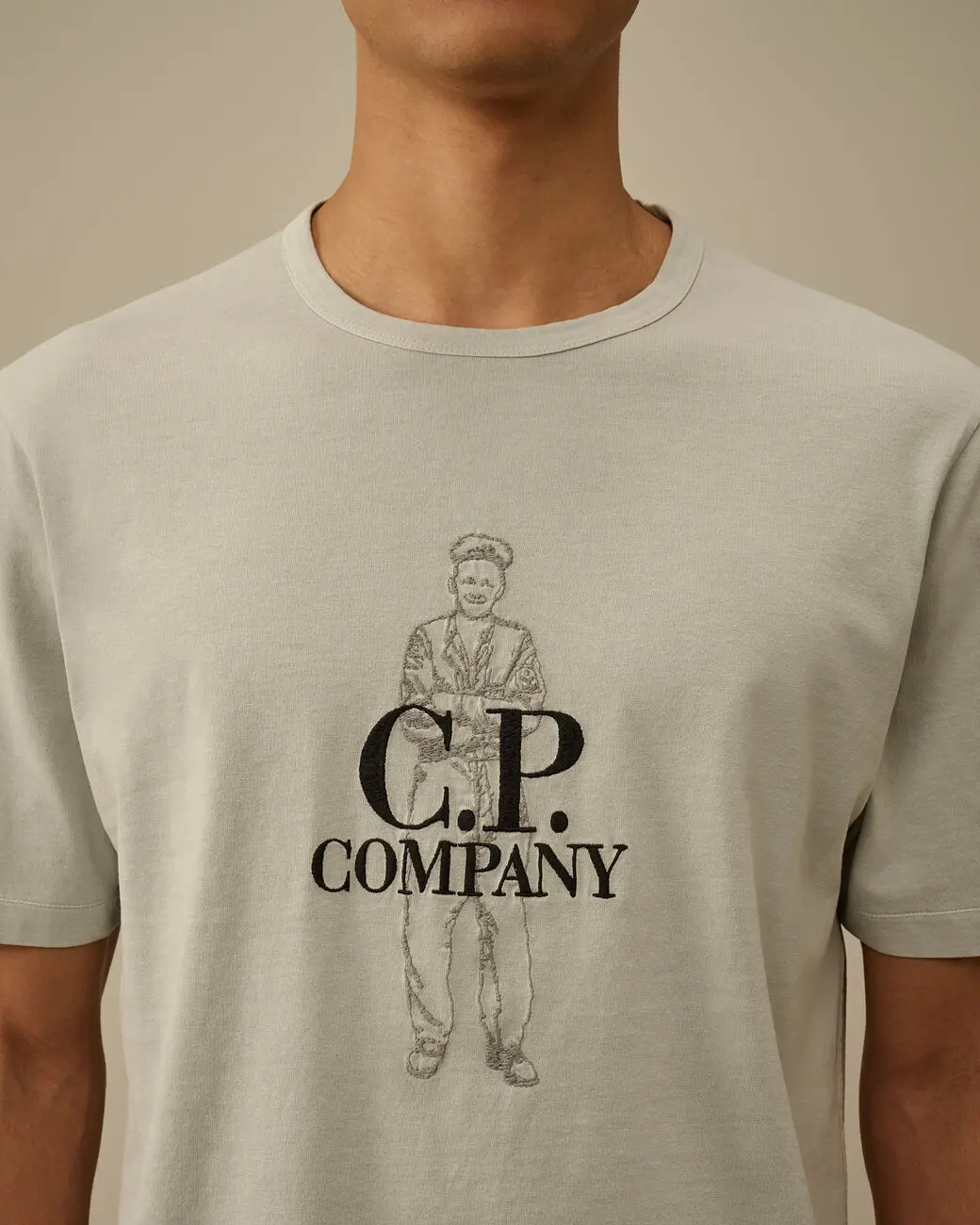 C.P. Company Jersey Logo T-Shirt for Men and Women