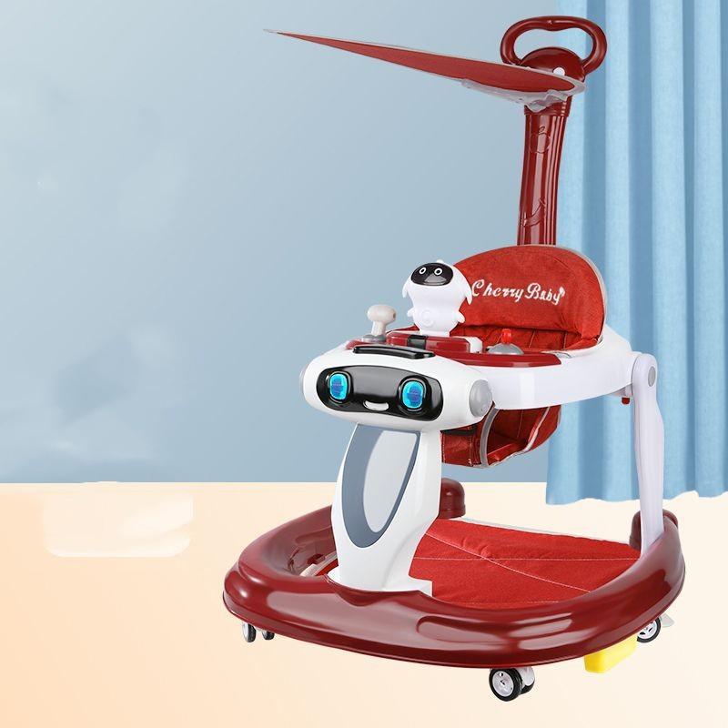 Product Introduction of Baby Walker Anti-O-leg Baby Children's Multi-functional Anti-rollover Walker 18