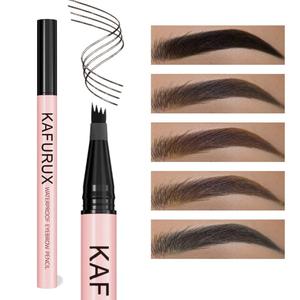 Waterproof Eyebrow Liquid Pen, 1 Count Long-lasting Precise Eyebrow Enhancers, 4-pointed Eye Brow Pen, Makeup Cosmetics for Natural-looking Brows, Eyebrow Pencil