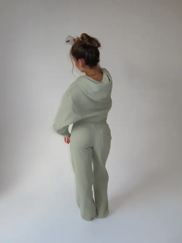 Matcha Lounge Tracksuit Bottoms- Limited Edition/ Matching Womenswear Cotton Comfort Fabric 4