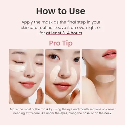 BIODANCE Bio-Collagen Real Deep Mask, Hydrating Overnight Hydrogel Mask, Pore Minimizing, Elasticity Improvement, 34g x4Pack 4