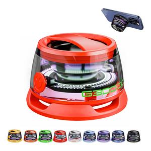 G300 Magnetic Bluetooth-compatible Speaker, Portable Wireless Speaker with Phone Holder, RGB Function Speaker for Camping, Parties and Computer Desktop Use, Audio