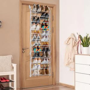36 PAIR SHOE RACK OVER DOOR HANGING ORGANISER STORAGE STAND 12 TIER SHELF HOLDER