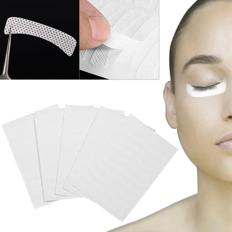 100 Pcs Soft Eye Makeup Stickers, Non-Woven Eyelash Extension Tinting Tape & False Eyelash Pads 1