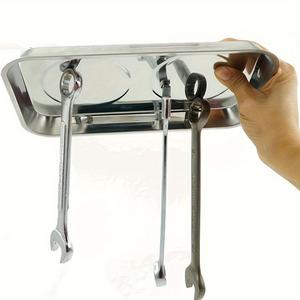 Magnetic Tool Tray, Stainless Steel Tool Organizer, Tool Storage Tray for Mechanics and Cars, Tool Organizer for Mechanics and Cars