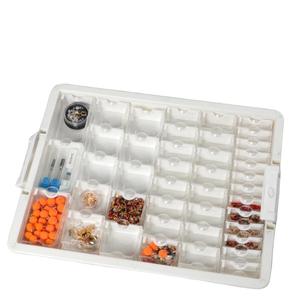 Multi-grid Diamond Arts Colorful Painting Storage Box, Solid Color Diamond Arts Colorful Painting Accessories Beads Jewelry Storage Box, Really Useful Boxes, Gifts for Girlfriend, Crafts, Kit Diy