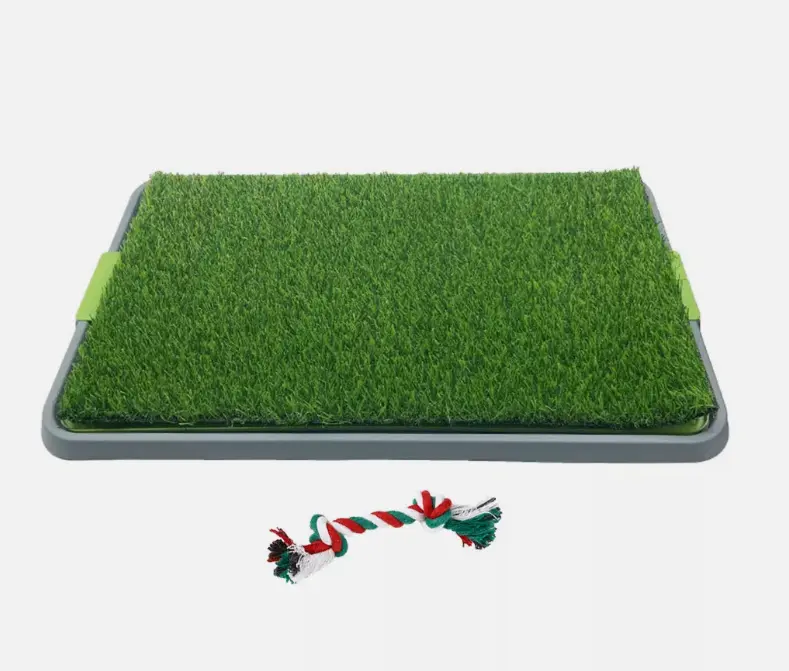 Large Pet Dog Toilet Mat Indoor Restroom Training Grass Potty Pad Loo Tray PadUK 4