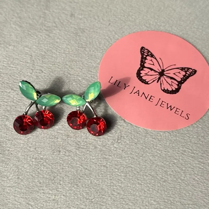 Cherry earrings