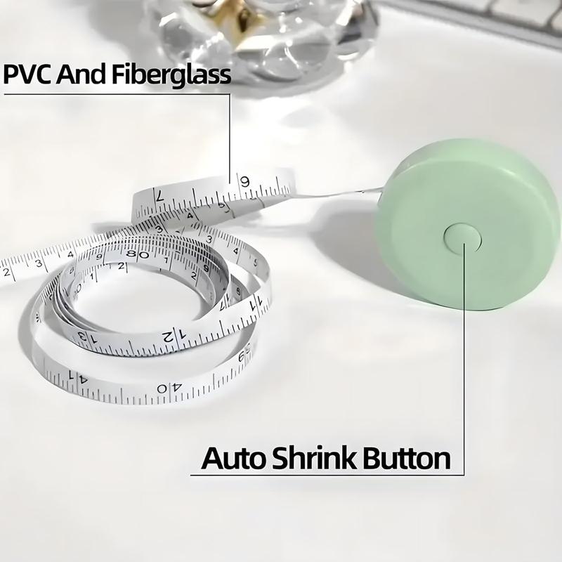 Retractable Measuring Tape Sided Flexible Ruler For For Body Measurements Craft Fabric Cloth Tailor Sewing Weight Loss 2