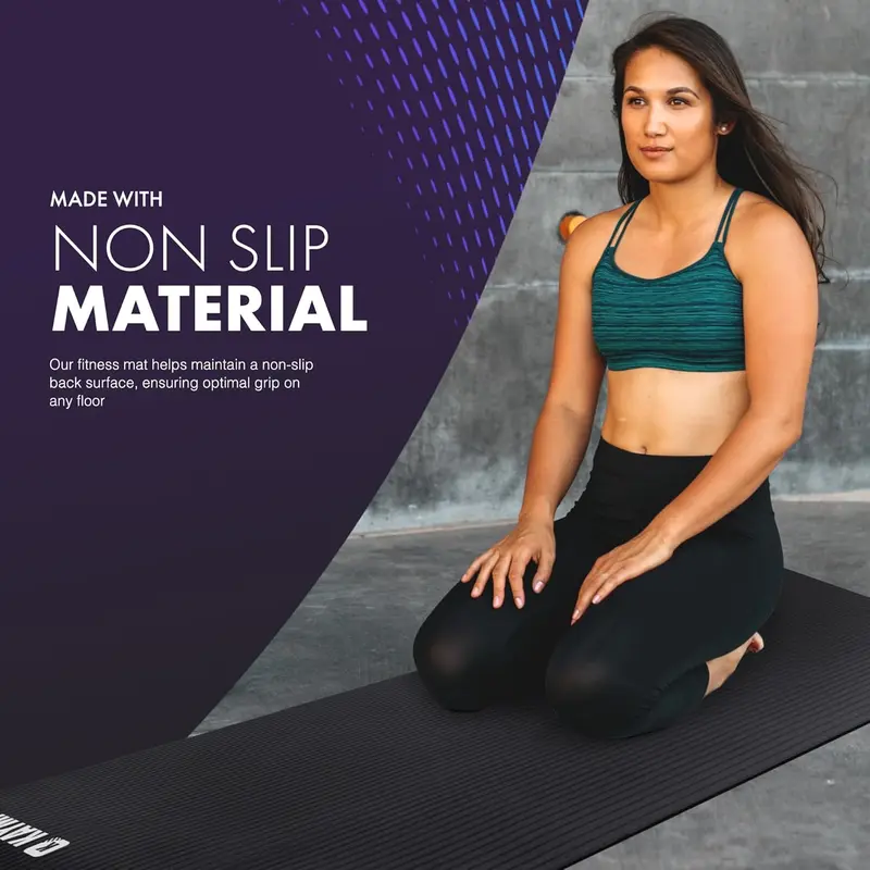 Extra Thick Foam Exercise Mats for Pilates, Stretching, Resistance Workout & Therapy 5