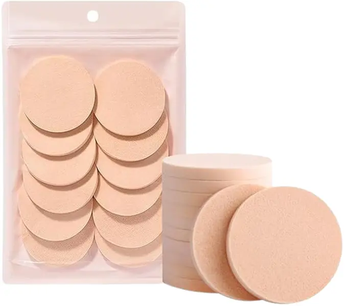 12 Pcs Makeup Sponges for Washing Face, Dry Wet Use - Facial Sponges 0