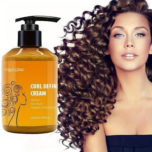 Curl Defining Cream, Moisturizing Hair Care Cream, Deep Nourishing Hydrating Hair Care & Styling Product for Women & Men