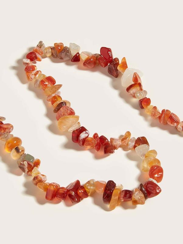 ROMWE Stone Beaded Necklace for Women - Fashion Accessory 8