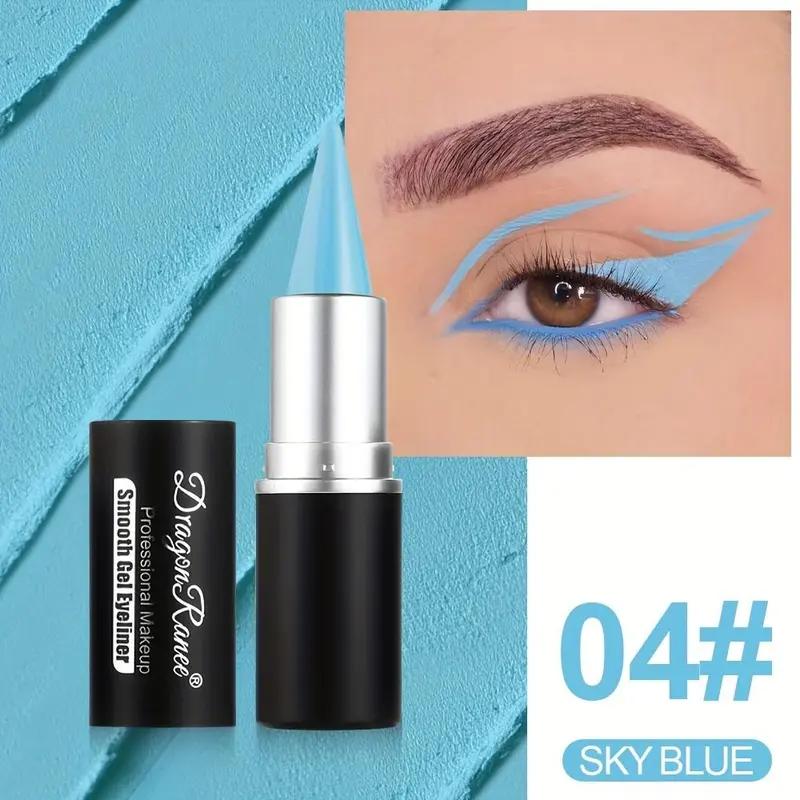 Waterproof Eyeliner Pencil, Quick Drying, Sweat Resistant - Durable, Long-Lasting Cream Eyeliner for Novice, Holiday Makeup 8