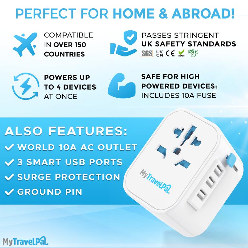 MyTravelPal® Pro: Universal Travel Adaptor 2