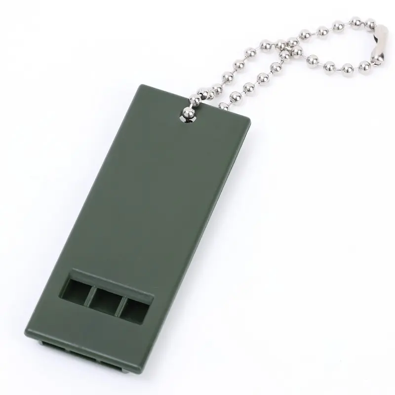 [High-Decibel Whistle] Portable High-Decibel 3-Frequency Survival Whistle | Durable PE Material for Camping & Hiking Emergencies, Camping Accessories 5