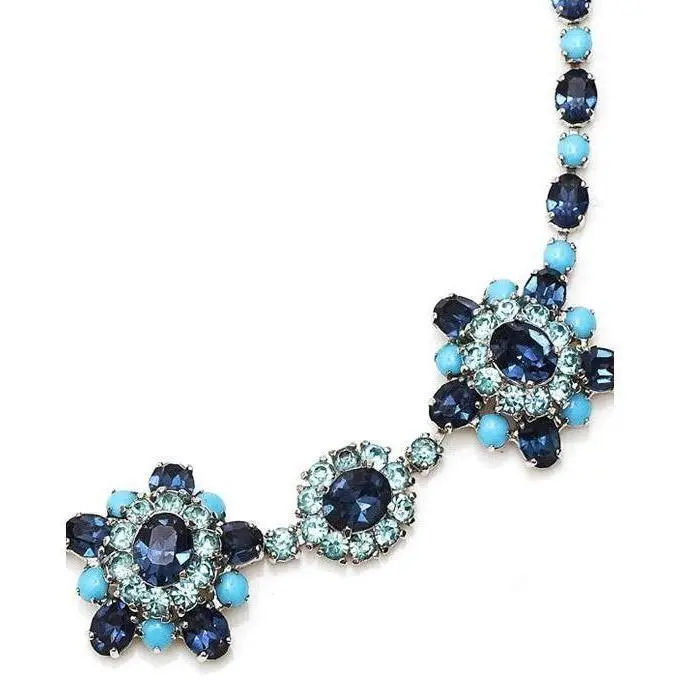 1950s Christian Dior Mitchel Maer Turquoise Blue Necklace 1