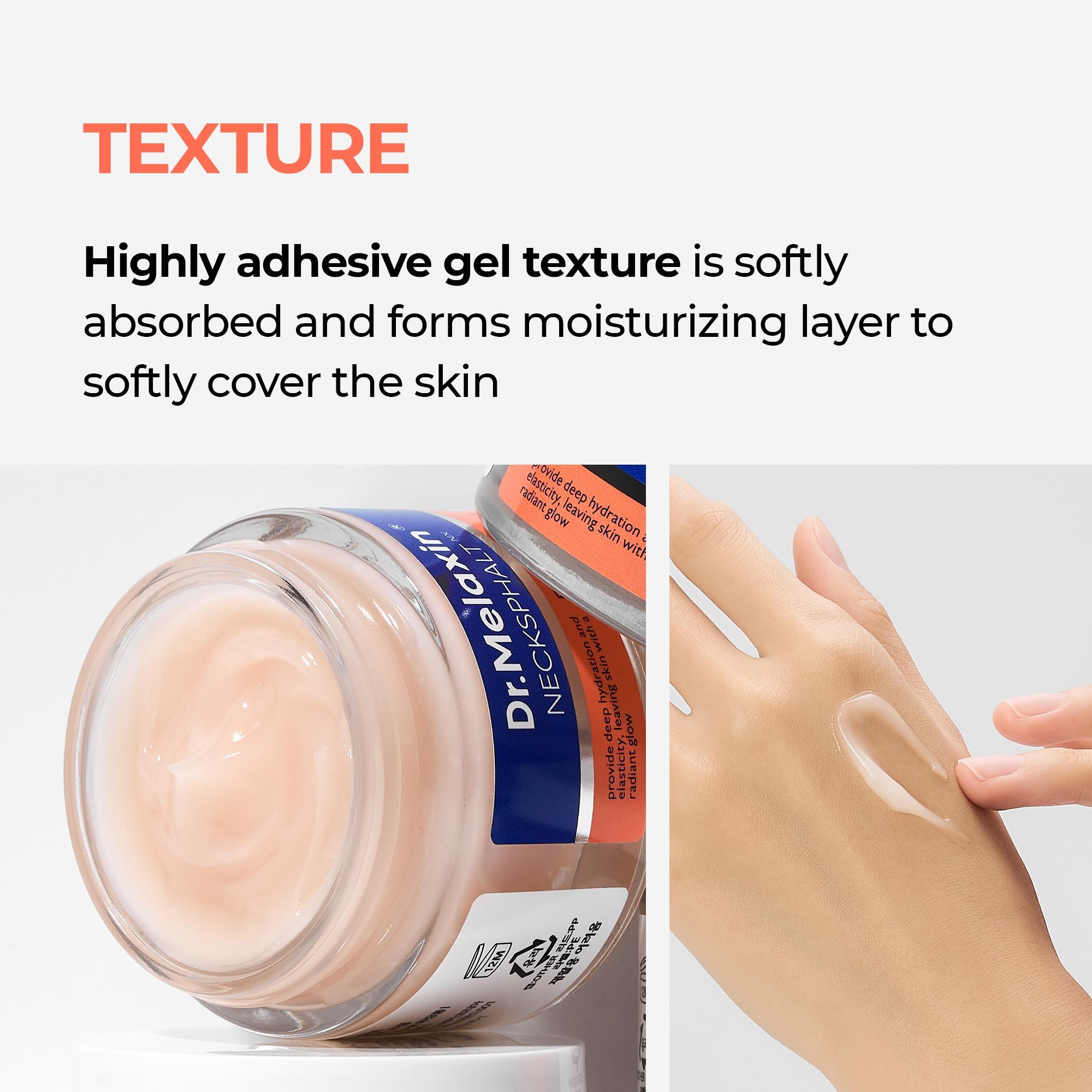 [Dr.Melaxin Official] Necksphalt ECM Neck Lifting Duo Set | Necksphalt ECM Neck Cream 50ml + Neck Ampoule 1.5ml x 10 | Firming, Elasticity & Wrinkle Care