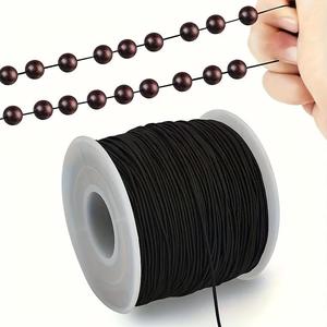 1mm Elastic Beading Thread, 1968.5 Inch Elastic Thread for Bracelet Making, DIY Jewelry Making Supplies for Necklace & Beading