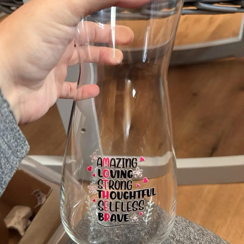 Personalised Flower Vase - Home Decor Ornament 1