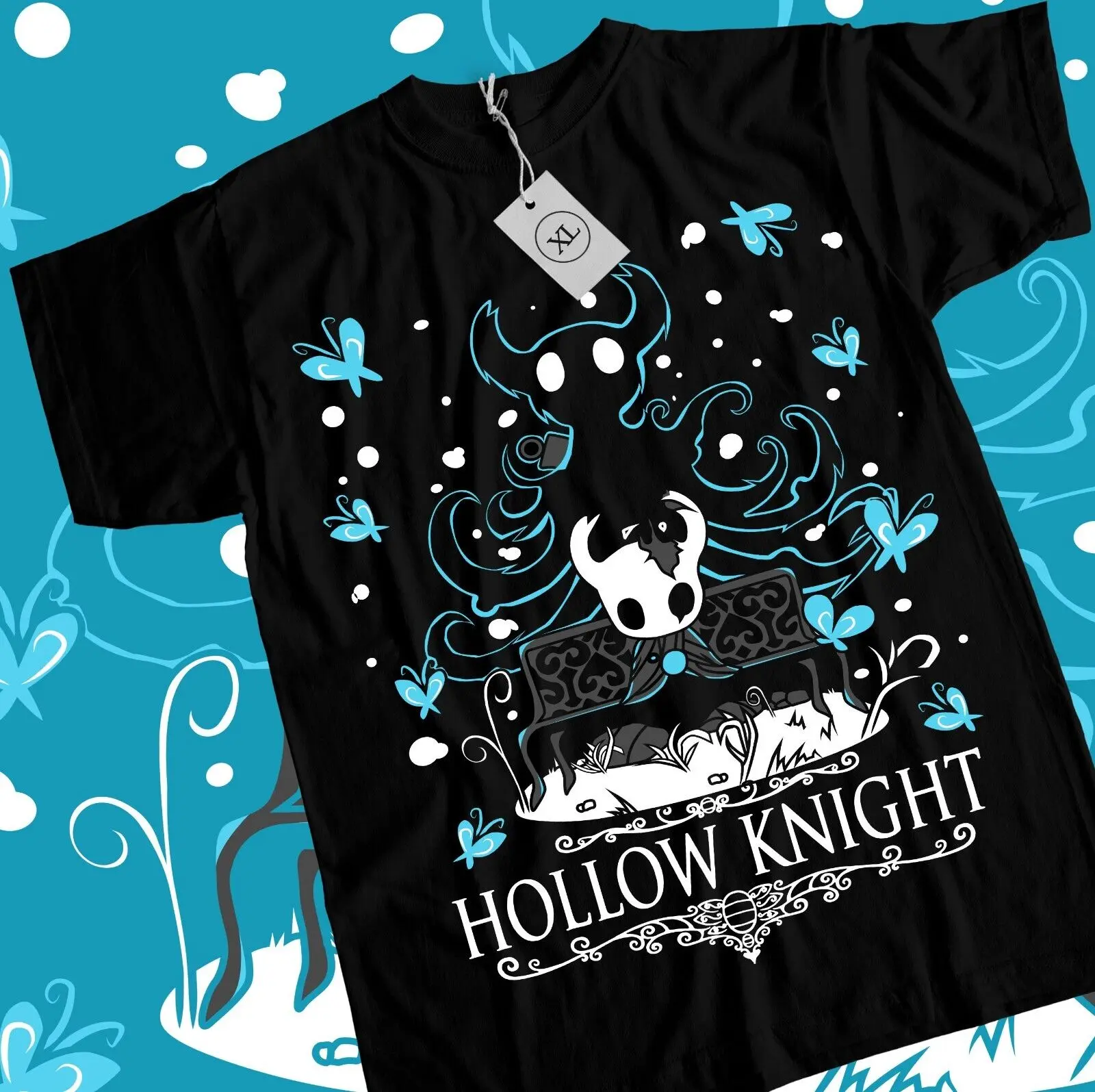 Unisex Hollow Knight Gaming T- Shirt Indie Girl Top Best Gifts Shirt All size