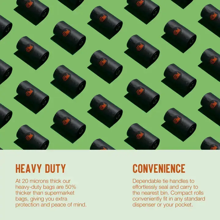 Tuff Pets Compostable Heavy Duty Dog Poop Bags 3