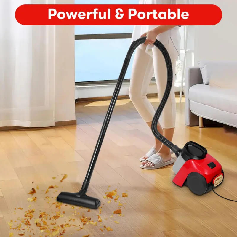 Bagless Cylinder Vacuum Cleaner 1000W Compact Lightweight Powerful Cyclonic Vac 8